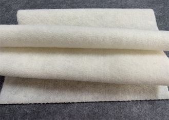 백색 저항하는 비 길쌈된 펠트 직물 1.5mm 간격 목록 패킹 눈물