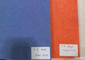 3.3kg/Sqm 방화 효력이 있는 목탄 애완 동물 펠트 음향 패널 사운드 흡수