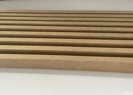 타원 모양 음악실 일시 중단된 흡음 배플 18mm