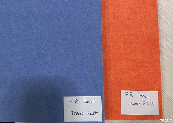 3.3kg/Sqm 방화 효력이 있는 목탄 애완 동물 펠트 음향 패널 사운드 흡수